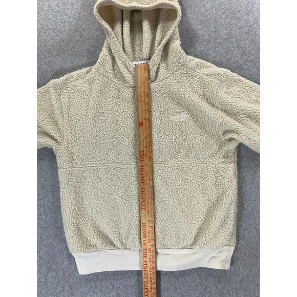 The North Face Sherpa Fleece Hoodie Pullover (Women's Small) Off White - Picture 9 of 13
